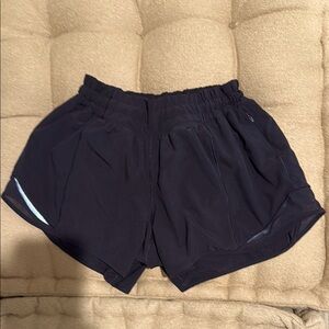 Lululemon Athletica Black Athletic Shorts Lightweight Moisture-Wicking